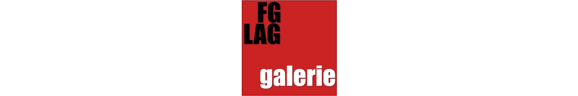 Das Bild zeigt das Logo der FGLAG Galerie